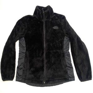 The North Face Osito Black Fleece Jacket Long Sleeve Full Zip Sweatshirt Women's